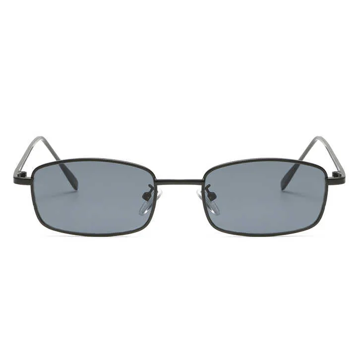 الجملة 2021 الرجعية المعادن نظارات شمسية صغيرة مستطيل ضئيلة النظارات الشمسية 2021 Retro Metal Sunglasses Small Rectangle Slim Sunglasses