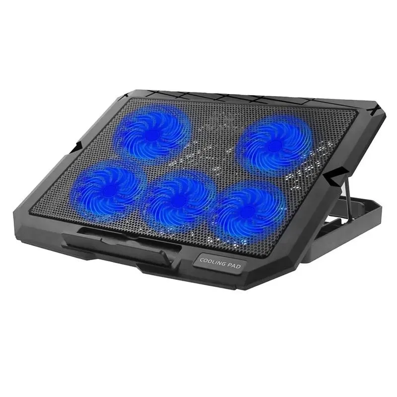 5-fan Adjustable Laptop Cooling Stand