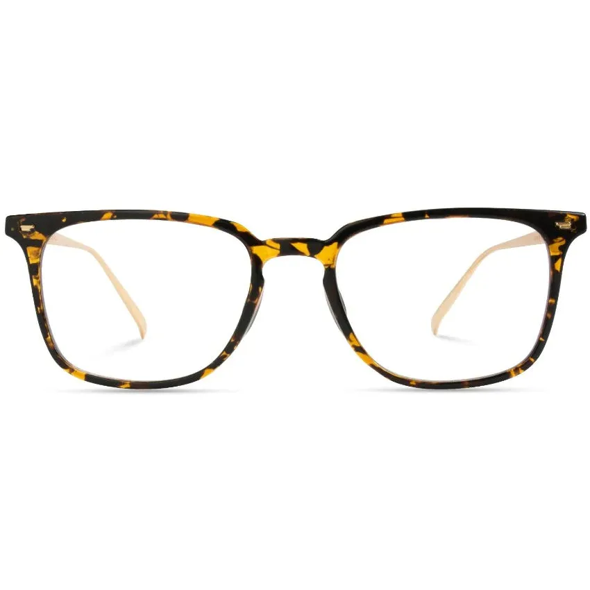 Alex Rectangular Blu Glasses
