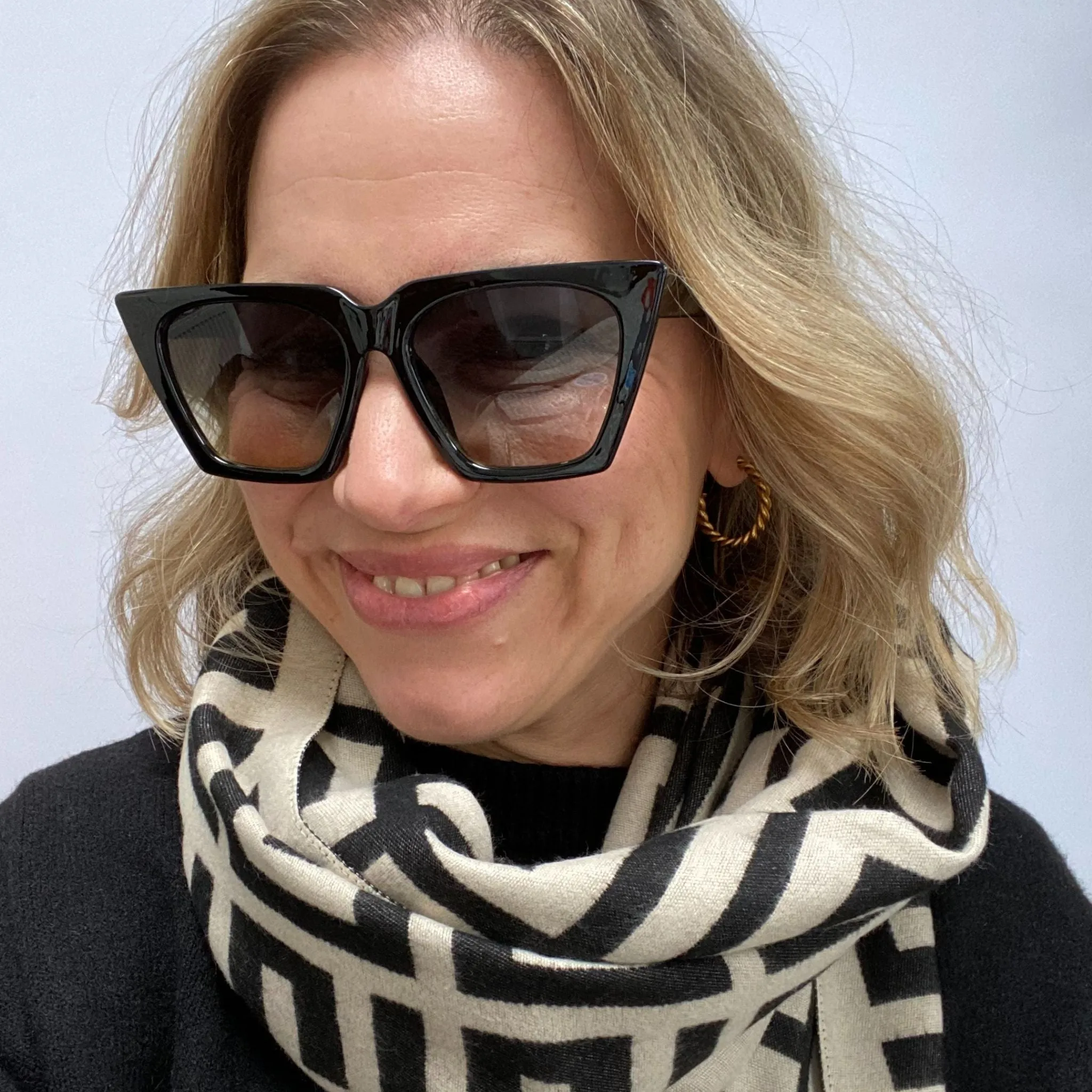 Angular Cat Eye Sunglasses