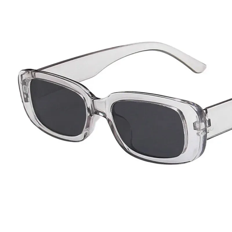 Fashion Sunglasses Classic Retro Square Glasses Women Vintage Eyewear Travel Small Rectangle Anti-Glare Sun Glasses