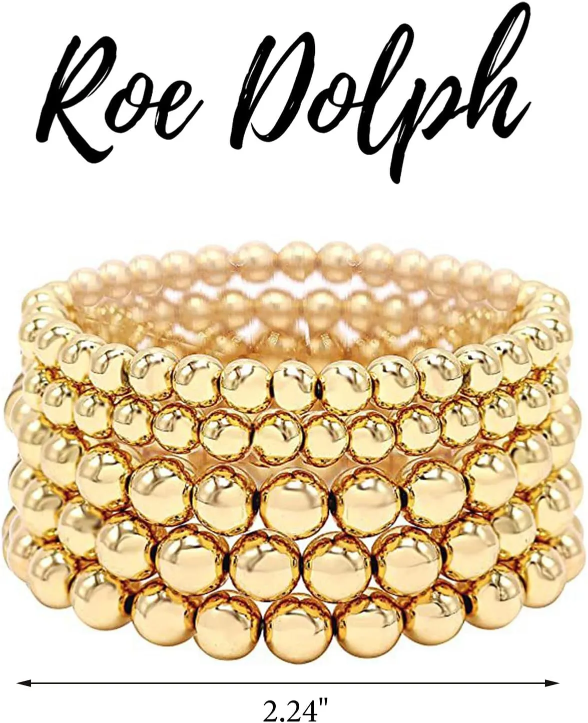 Gold Beaded Bracelets for Women Gold Bracelet Stack Non Tarnish Dainty Bracelets for Women Trendy 2025