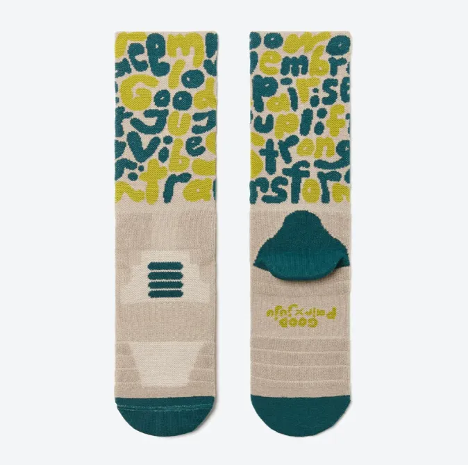 GOODPAIR | Good Goods | Good Soldier | Patterned Performance Crew Socks