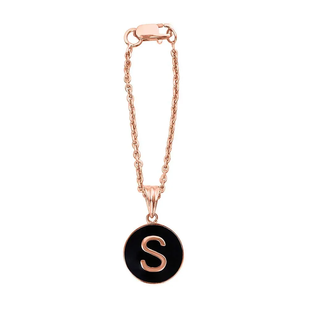 Kaj Fine Jewellery Personalised Enamel Chain Watch Charm in 14KT Rose Gold