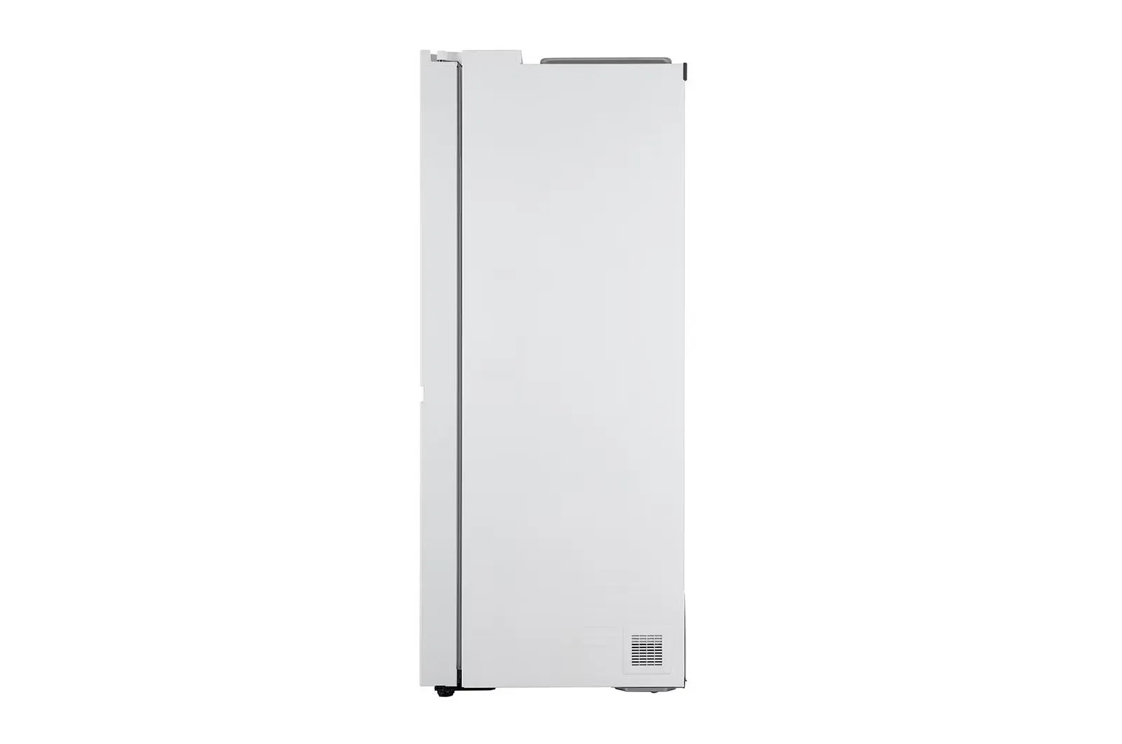 LG 650 Ltr, GL-B257DLW3 Convertible Side by Side Refrigerator with Premium Glass Door, Smart Inverter Compressor, Linen White Finish