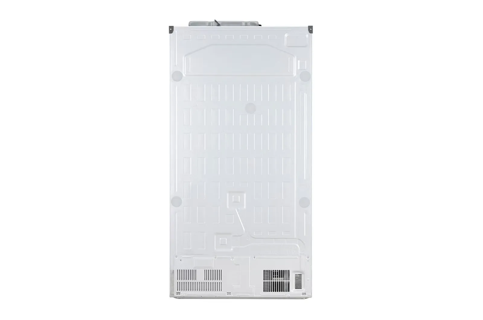 LG 650 Ltr, GL-B257DLW3 Convertible Side by Side Refrigerator with Premium Glass Door, Smart Inverter Compressor, Linen White Finish
