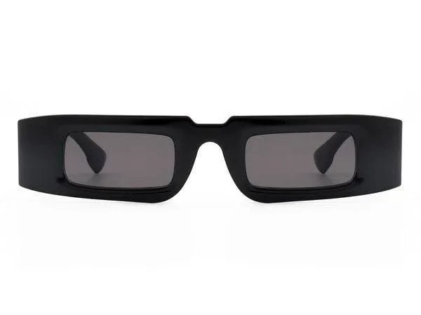 Slim Vintage Rectangle Sunglasses