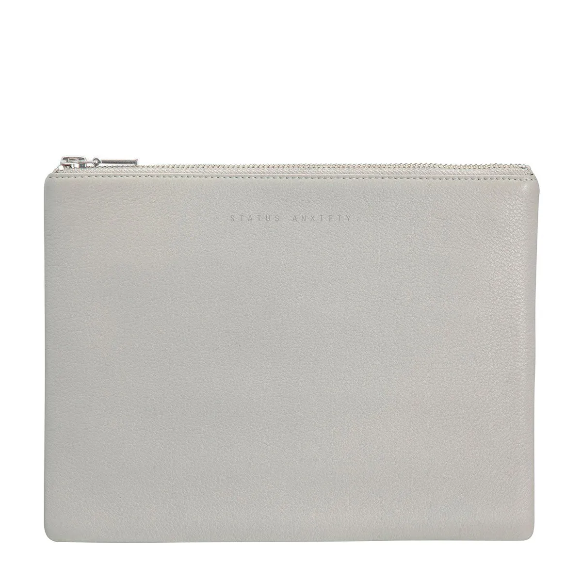 STATUS ANXIETY Antiheroine Clutch light grey