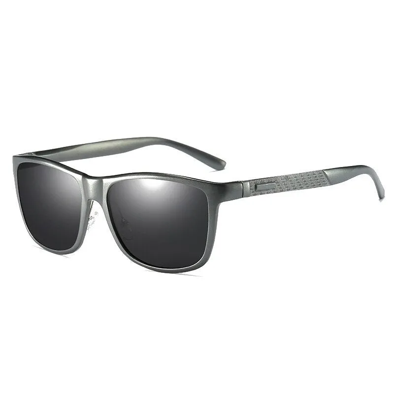West Louis Luxury Metal Men Polarized Sunglasses