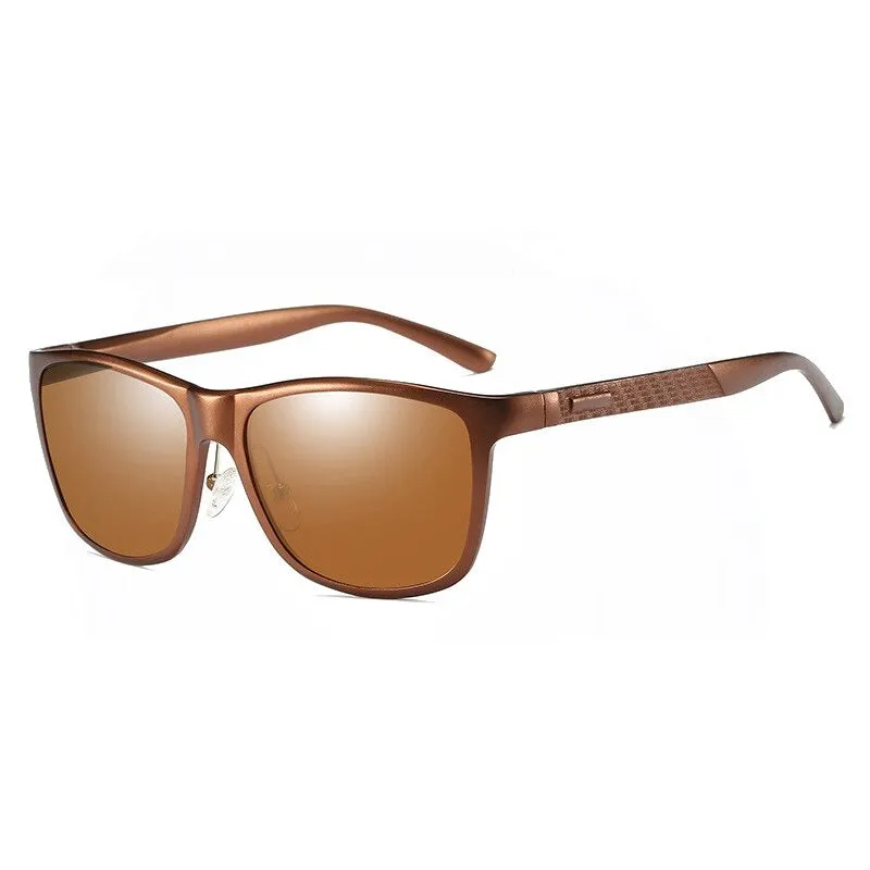 West Louis Luxury Metal Men Polarized Sunglasses