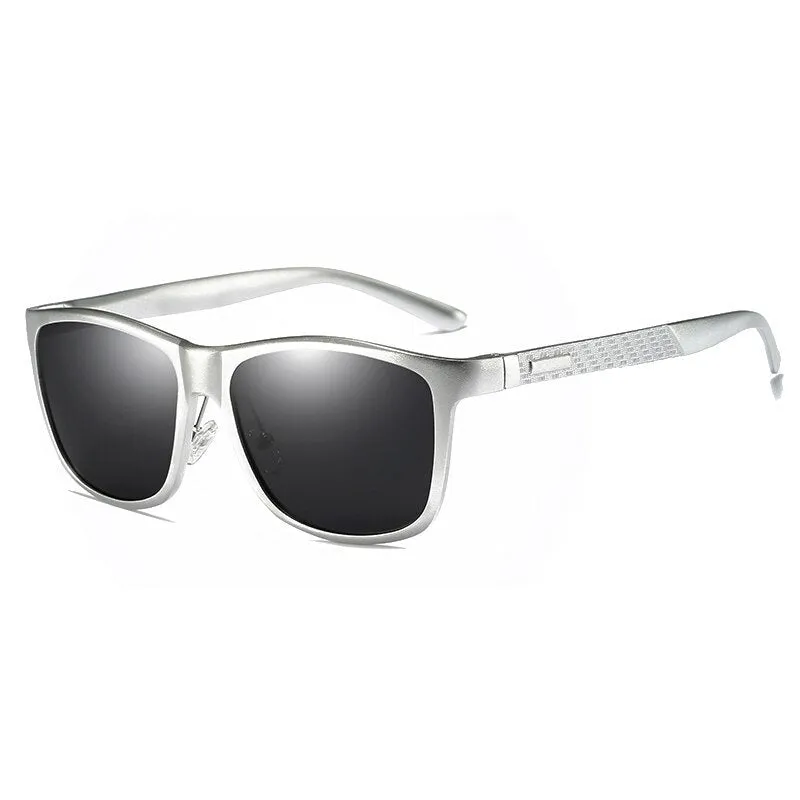 West Louis Luxury Metal Men Polarized Sunglasses